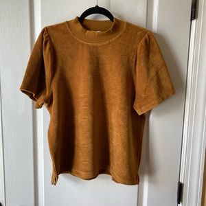 Madewell crop top.NWT